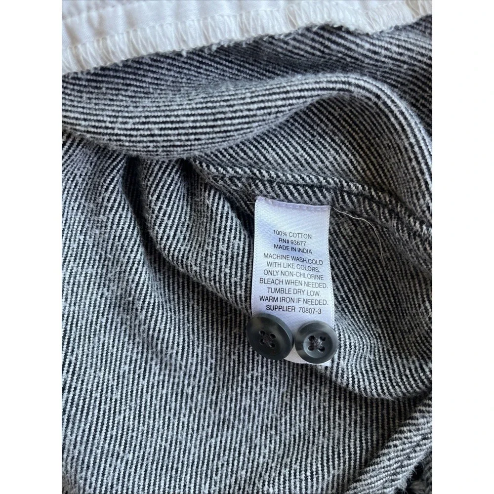 Mutual Weave Striped Grey Button-Up Shirt